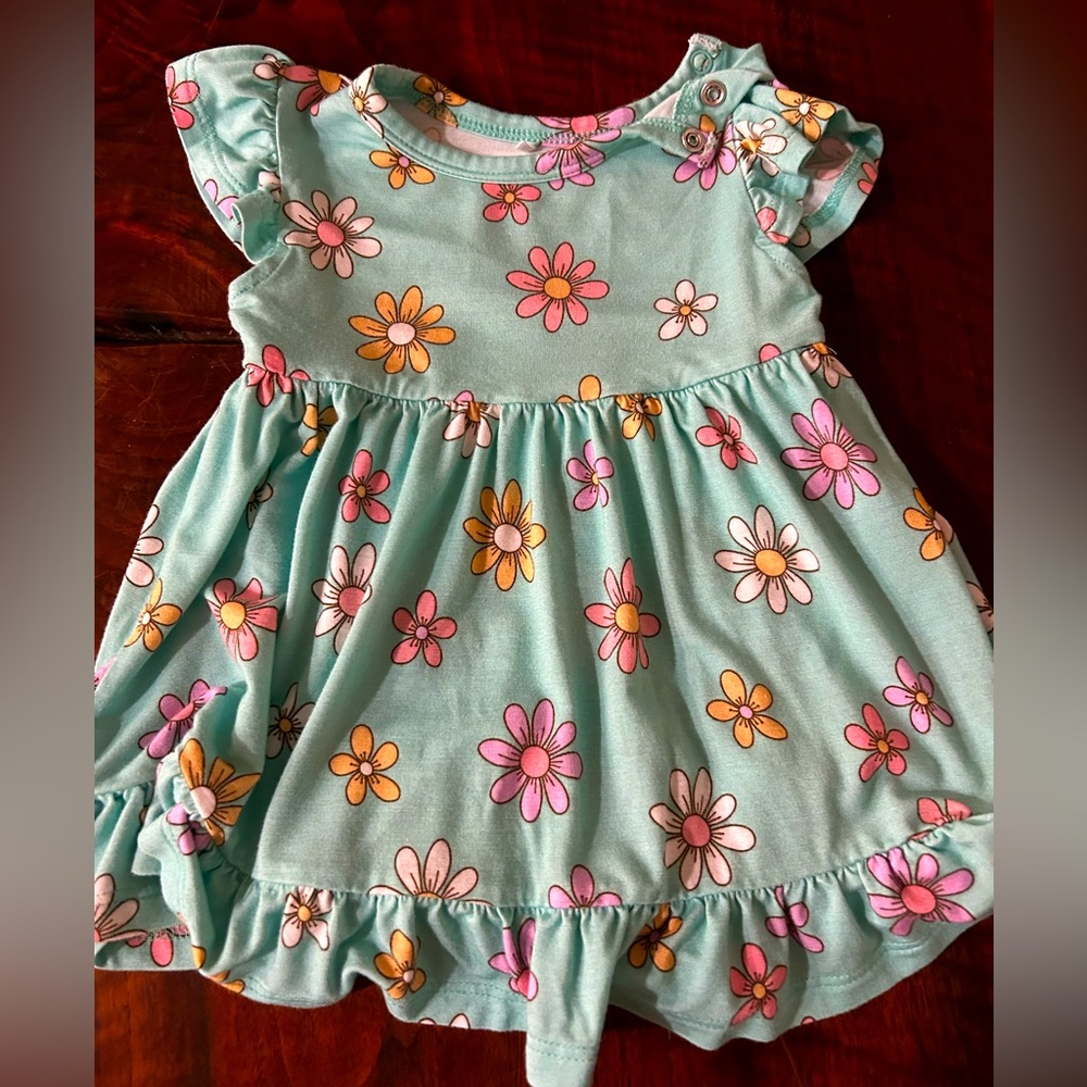 Posh Peanut bodysuit dress 6-12 months